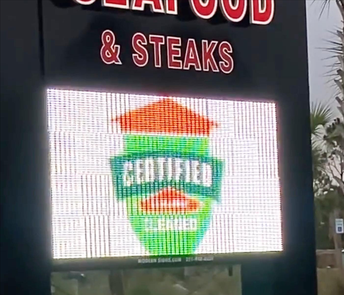 Certified: SERVPRO Cleaned: Doc's Seafood & Steaks